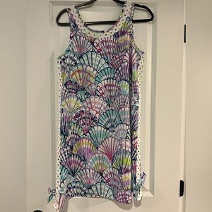 Lilly Pulitzer Stella Shift Dress in Oh Shello (Blue)